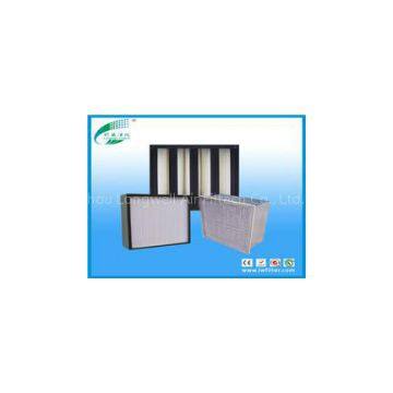 H14 HEPA filter, Mini-pleated hepa filter for terminal ventilation systems