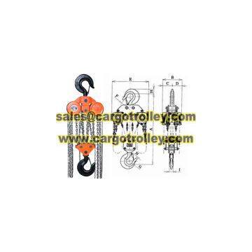 Manual Chain Hoist Price List and Details photo-2