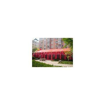 Chinese Red  Large Wedding Tents Sun Proof / Fire Proof  PVC  Fabric
