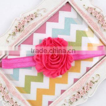 Chiffon Flower Elastic Headband Colorful Baby Hairwear For Photography Props