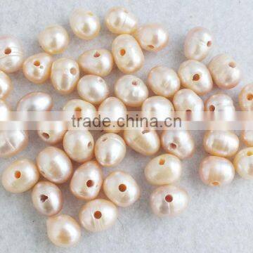 Hot sell!! 2015 new arrival freshwater light pink pearl beads