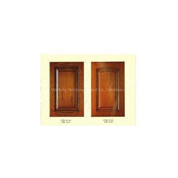 Yelintong good quality top grade natural black walnut door surface green painting