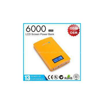 2 Port USB Full Capacity Power bank 6000mAh YLPB-104