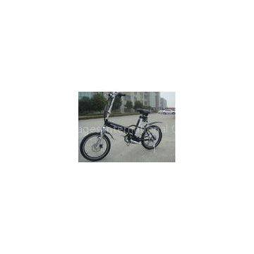 Alloy Frame 20 inch folding electric bike , motorized folding bicycle 36V 250W Brusless with gear