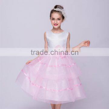 Latest western design new model elegant prom dress kids party frocks girls wear