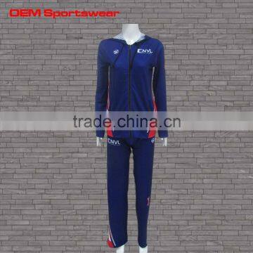 High Quality Custom Fleece Women Tracksuit