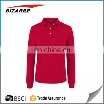 NR 100% Polyester Polo Shirt Long Sleeve of China photo-4