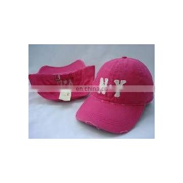 fashionable Recycled Pet rose pink sports cap