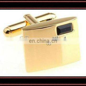 fashion gold plating rhinestone metal wholesale designer cufflinks