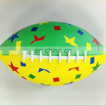 Inflatable rugby ball toy for children