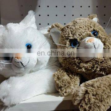 2017 newest realike cat stuffed baby plush sleeping animals toy