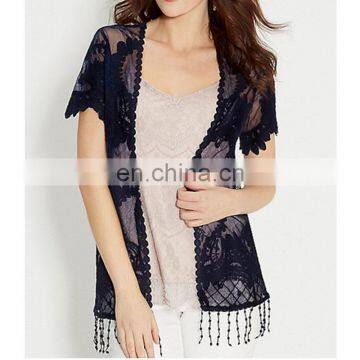 Guangzhou Wholesale Elegant women lace kimono