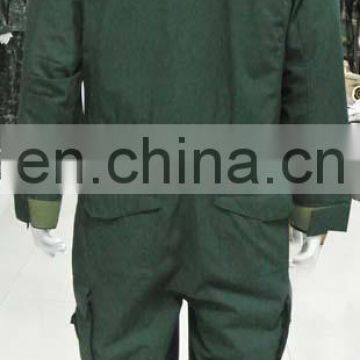 Wholesale Olive Green 100% Cotton Professional Safety Coverall Workwear photo-3