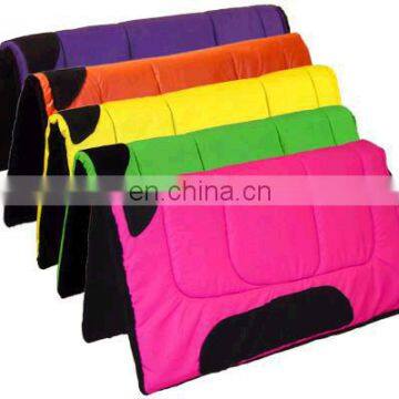 cotton inserted saddle pads