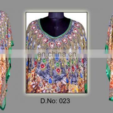 Women digital kaftan