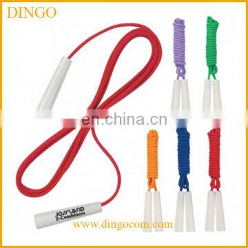 PVC rope PS handle meterial custom logo print speed jumping rope