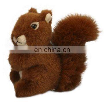 customized OEM design plush gray squirrel toy