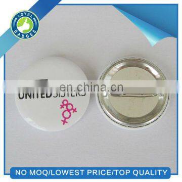 Rectangular Tin Badge, Custom Button Badges