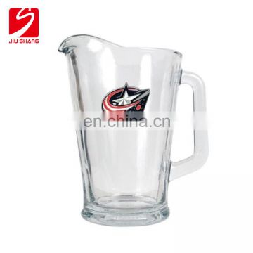 China supply Standard Luxury Quality Restaurant glass pitcher