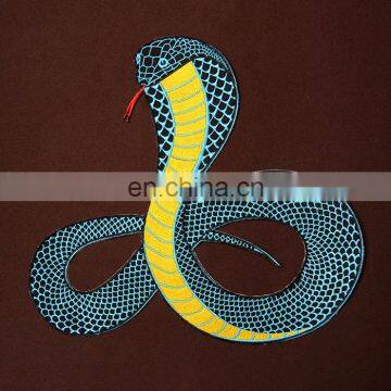 Big Size Snake Embroidery Patch Back Patch for Cloths