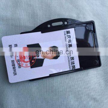 Employee photo ID card and card holder