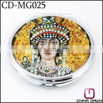 museum souvenir gift cosmetic mirror for promotion CD-MG025