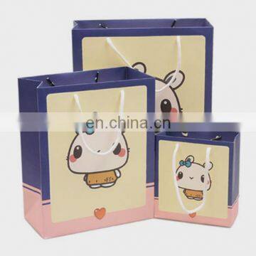 Children gift paper bags with handles