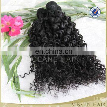 Tangle and shedding free brazilian mongolian 4c afro kinky curly human hair weave