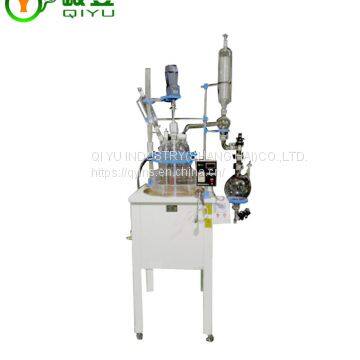 Лабораторный химический реактор из стекла высокой эффективности емкостью 50 литров