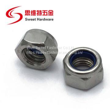 304 Stainless Steel DIN985 Nylon Insert Lock Nut Factory Price photo-2