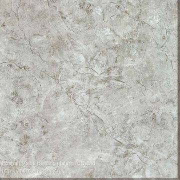 Grey Marble 600x600mm Polished Porcelain Tiles for Living Room photo-3