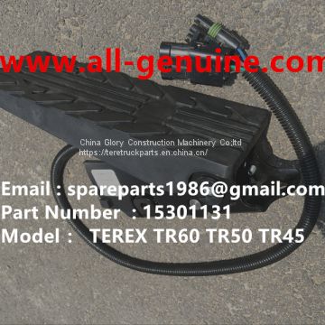 TEREX 15301131 ACCELERATOR PEDAL TR35A 3305F 3305G 3305K 3305B OFF HIGHWAY RIGID DUMP TRUCK MINING HAULER TRANSMISSION