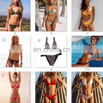 RTS Custom Sexy Bikini Women Zebra Leopard Women Show Extreme Mini Swimwear Bikini