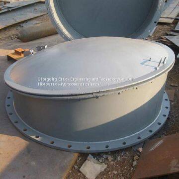 Fiber Glass Flap Electric Cast Casting FRP Penstock Sluice Gate Valve Water Gate Pipe Gate Use in River Course photo-5