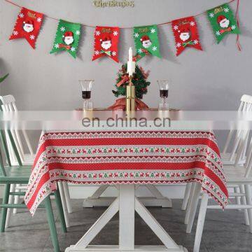 Christmas Linen Tablecloth Luxury Tablecloth Rectangular Tablecloth Wholesale
