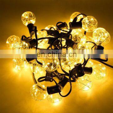 Fairy Lights AC85-265V G40 Bulb String Light 25 Light Indoor Outdoor Decorative Chandelier Lamp For Cafe Party photo-2