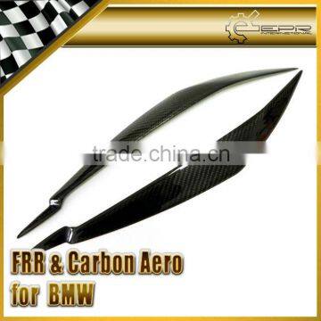 For BMW E71 X6 Carbon Fiber L-Style Eyebrow