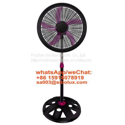 18 inch plastic standing fan with round holes base /Sibolux 18