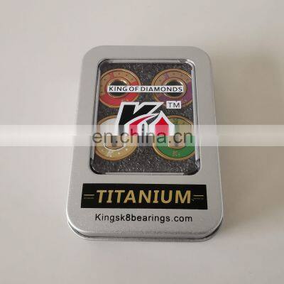 King of Diamonds Gold Titanium Skateboard Bearings photo-6