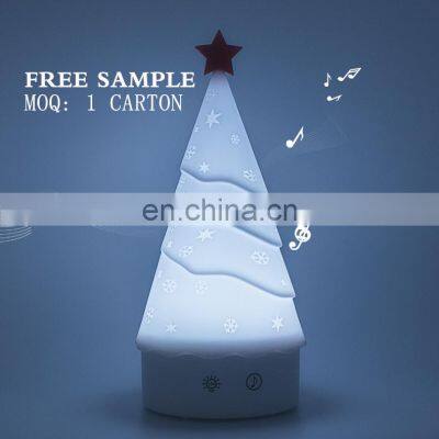Best Toys for 2020 Christmas Gift Musical Tree Shape Multicolor Mood Night Light