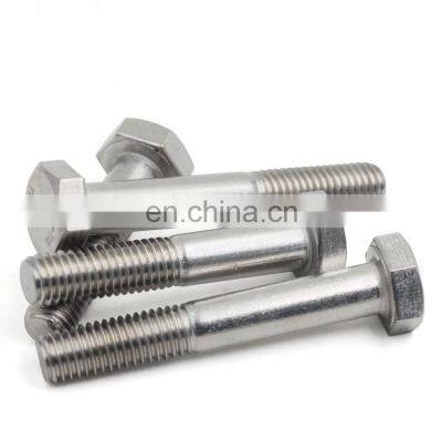 Fasteners bolts nuts A2-70 A4-70 m4x1.25 stainless steel bolt  m8x1.5 sus304 hex bolt