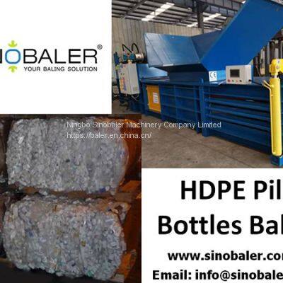 HDPE Pill Bottles Baler Machine