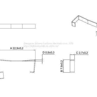 PEI22 Clip,EI22 Clamp,Special Clip for Beauty Instrument Ei22 Transformer，SUS301 photo-3