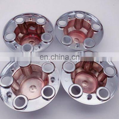 Customized Chrome Plastic 5 Lug Rally Wheels Car Wheel Center Cap