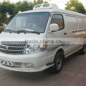 1ton Foton Gasoline mini Freezer Truck