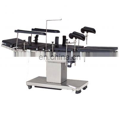 Factory Cheap Price multi-functional kidney bridge electric C Arm Operating Table with mattress for hospital use