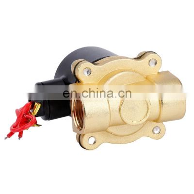 New Design Normally Closed 2W160-15 Thread Size G1/2 Water Air 2/2 Way Electric Brass Solenoid Valve Price Pneumatic Valve