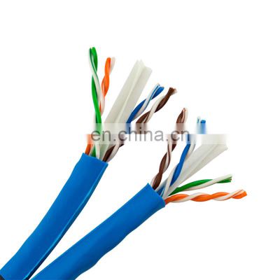 8 CORE CAT6A Bare Copper Solid Conductor Lan Cable Shielded Twisted Pair Cable