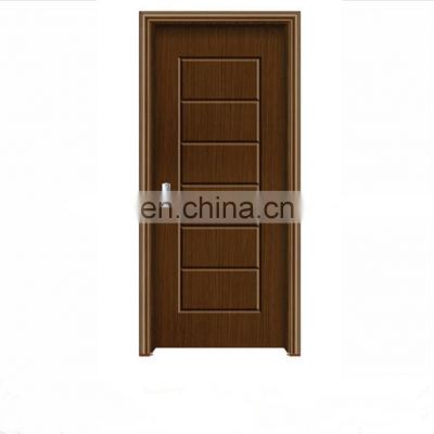 Modern walnut veneer wooden fire rated door