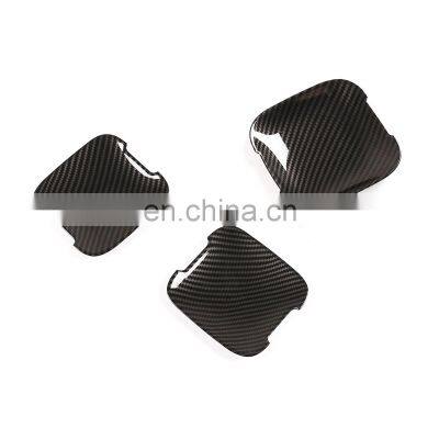 20-21 For Land Rover Defender Door Bowl ABS Carbon Fiber Pattern 3-Piece Set (90 Version)